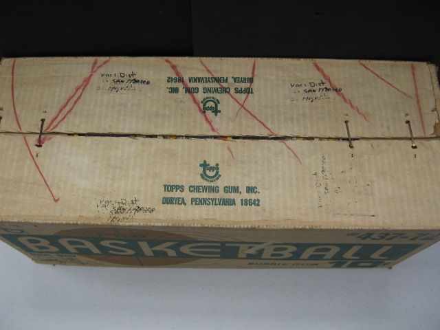 1972/73 Topps Basketball Unopened Wax Box (FASC)