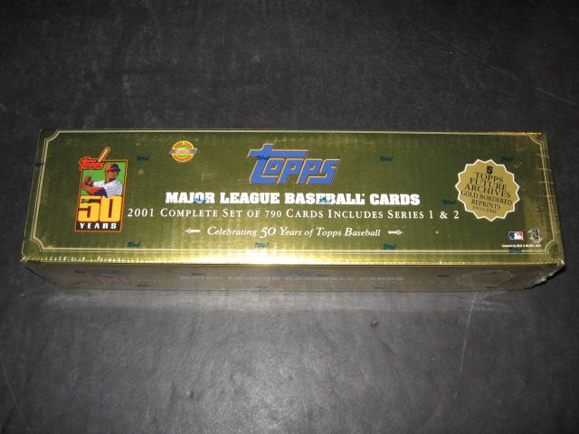 2001 Topps Baseball Factory Set (HTA) (Gold/Blue)