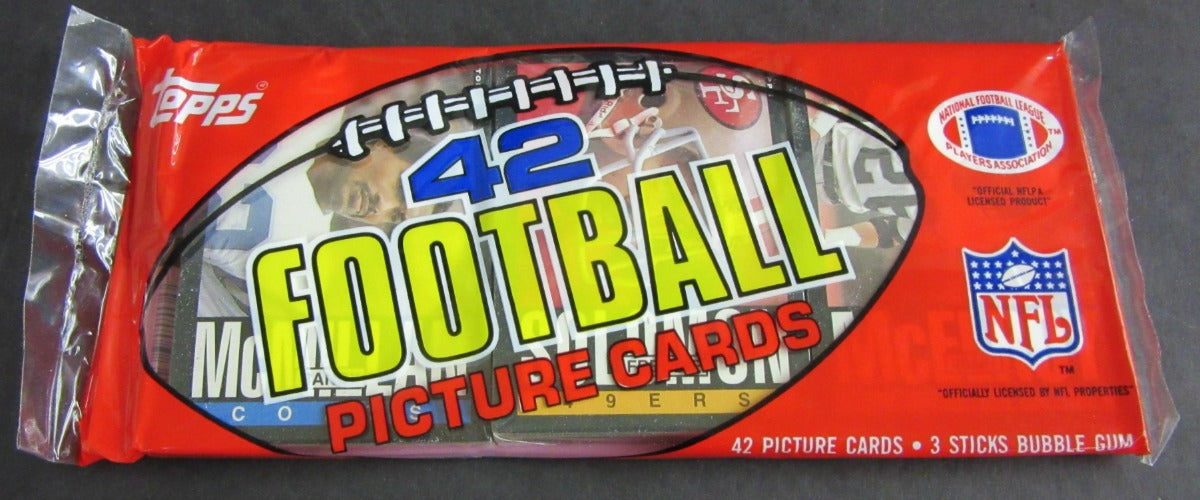 1985 Topps Football Unopened Grocery Rack Pack