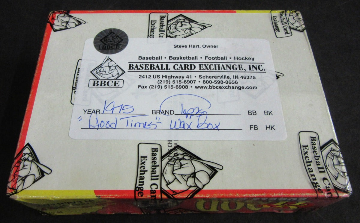 1975 Topps Good Times Unopened Wax Box (BBCE)