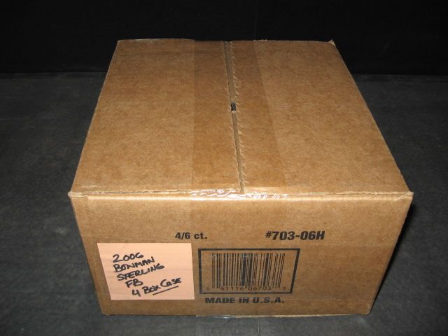 2006 Bowman Sterling Football Case (Hobby) (4 Box)