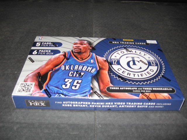 2012/13 Panini Totally Certified Basketball Box (Hobby)