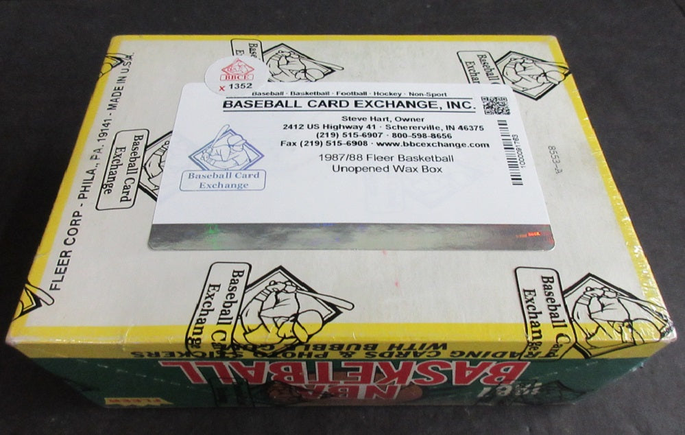 1987/88 Fleer Basketball Unopened Wax Box (BBCE) (X1352)