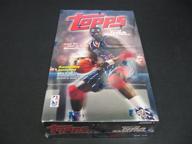 1997/98 Topps Basketball Series 1 Box (Retail) (36/11)
