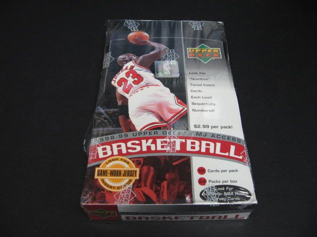 1998/99 Upper Deck MJ Access Basketball Box (Retail) (24/10)