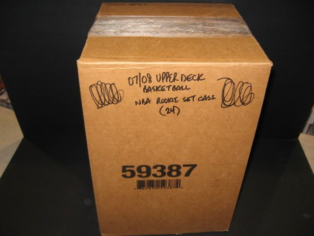 2007/08 Upper Deck Basketball NBA Rookie Factory Set Case (24 Sets)