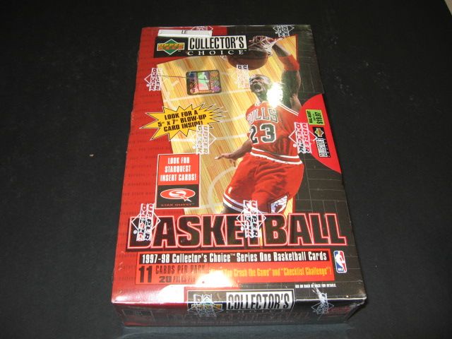 1997/98 Upper Deck Collector's Choice Basketball Series 1 Box (Retail) (20/11)