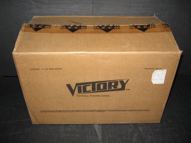 2000 Upper Deck Victory Football Case (12 Box)