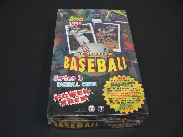 1995 Topps Baseball Series 1 Box (Retail) (36/13)
