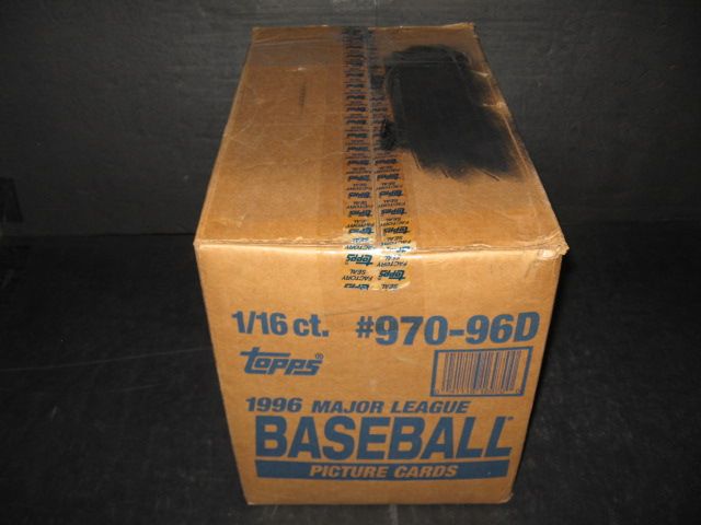 1996 Topps Baseball Factory Set Case (Retail) (16 Sets)