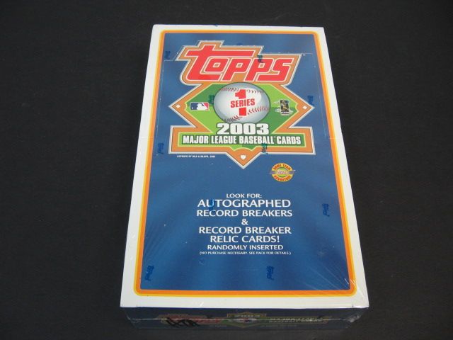 2003 Topps Baseball Series 1 Jumbo Box (HTA)