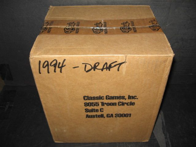 1994/95 1994 Classic Draft Picks Basketball Case (10 Box)