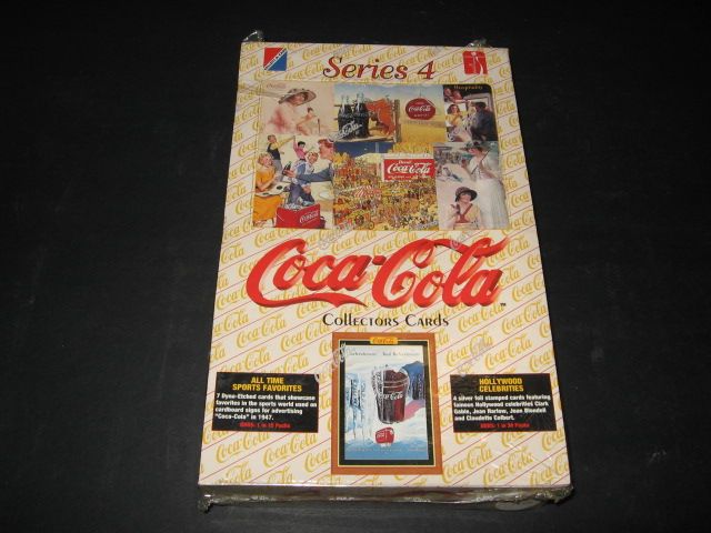 1995 Collect-A-Card Coca-Cola Collector Cards Series 4 Box
