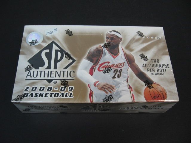 2008/09 Upper Deck SP Authentic Basketball Box (Hobby) (24/5)