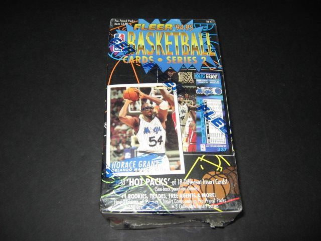 1994/95 Fleer Basketball Series 2 Box (Gravity)