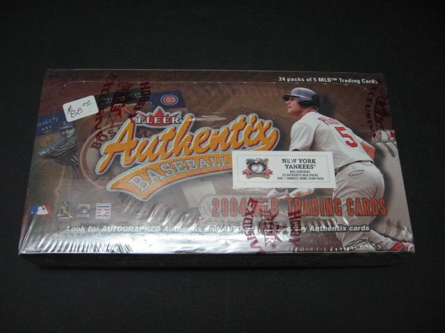 2004 Fleer Authentix Baseball Box (Yankees) (Hobby)