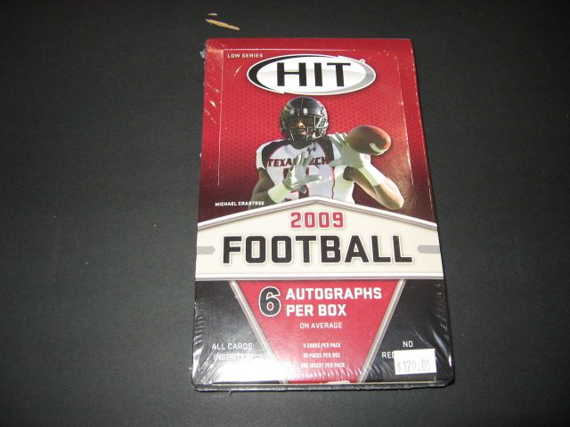 2009 Sage Hit Football Low Series Box (Hobby) (30/5)
