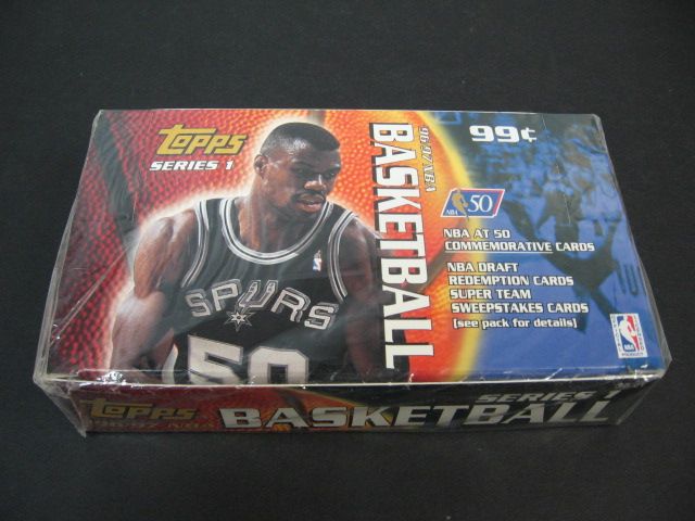 1996/97 Topps Basketball Series 1 Box (Retail 99 Cents)