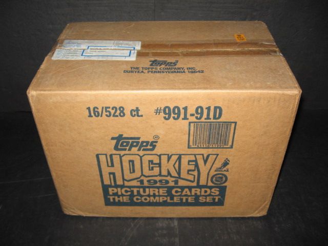 1991/92 Topps Hockey Factory Set Case (16 Sets)