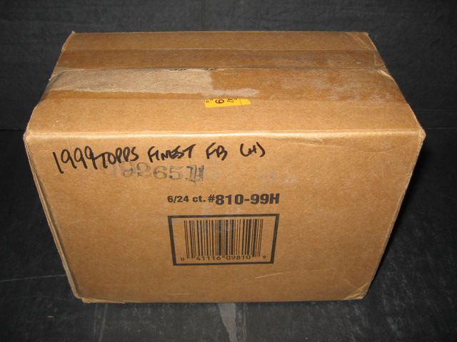 1999 Topps Finest Football Case (Hobby) (6 Box)