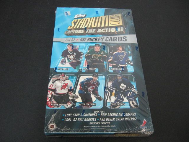 2001/02 Topps Stadium Club Hockey Box (Retail)