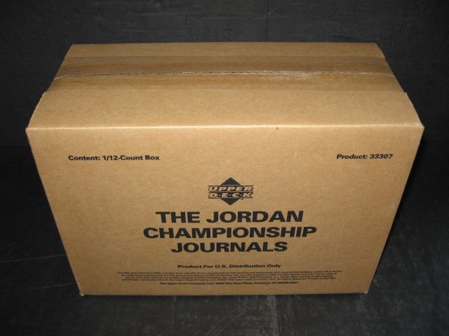 1997/98 Upper Deck Basketball Michael Jordan Championship Journals Factory Set Case (12 Sets)