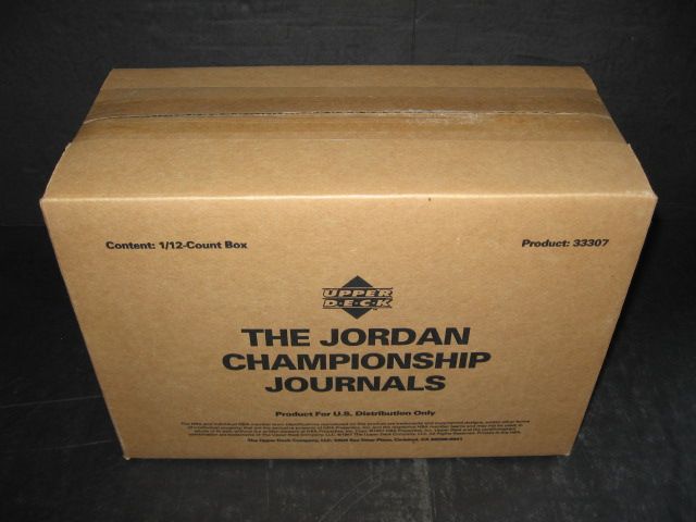 1997/98 Upper Deck Basketball Michael Jordan Championship Journals Factory Set Case (12 Sets)