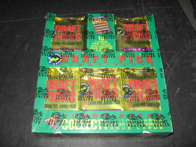 1992/93 Classic Draft Picks Basketball Jumbo Box