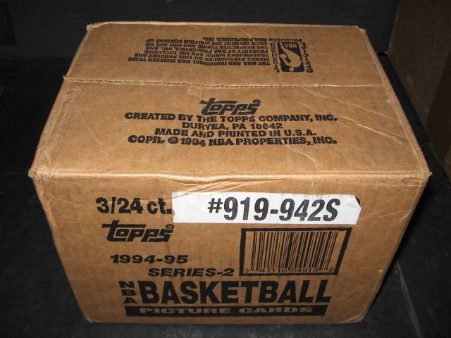 1994/95 Topps Basketball Series 2 Rack Case (3 Box)