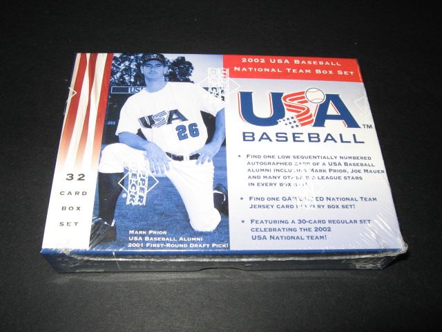2002 Upper Deck USA Baseball National Team Factory Set