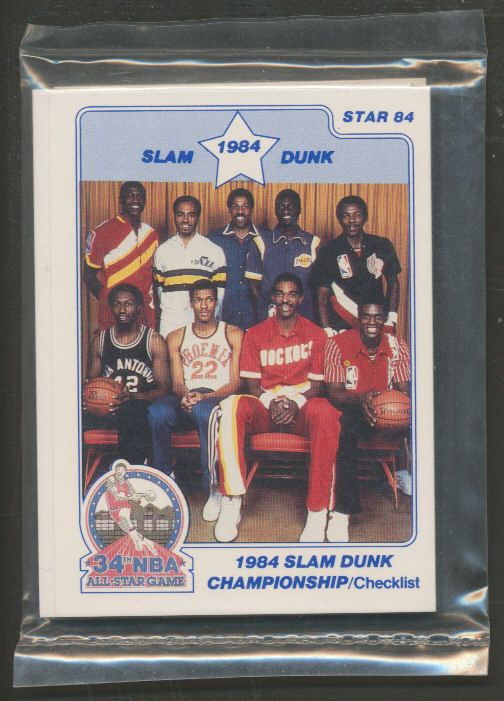 1984 Star Basketball Slam Dunk Complete Bagged Set