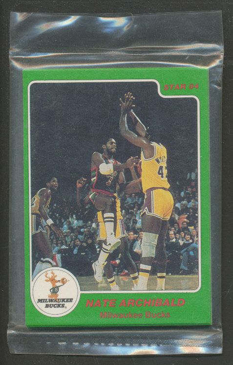 1984/85 Star Basketball Arena Bucks Complete Bagged Set