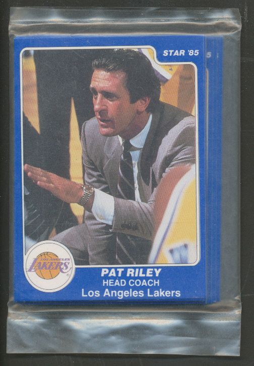 1985 Star Basketball Star Coaches Complete Bagged Set