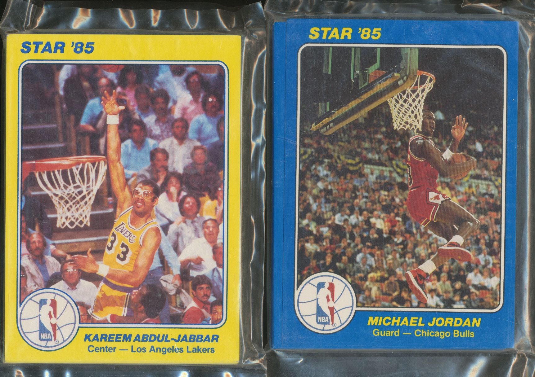 1984/85 Star Basketball Court Kings 5x7 Complete Bagged Sets