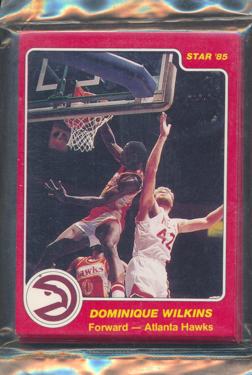 1984/85 Star Basketball Hawks Complete Bagged Set