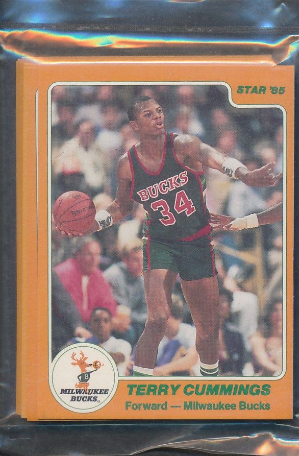 1984/85 Star Basketball Bucks Complete Bagged Set