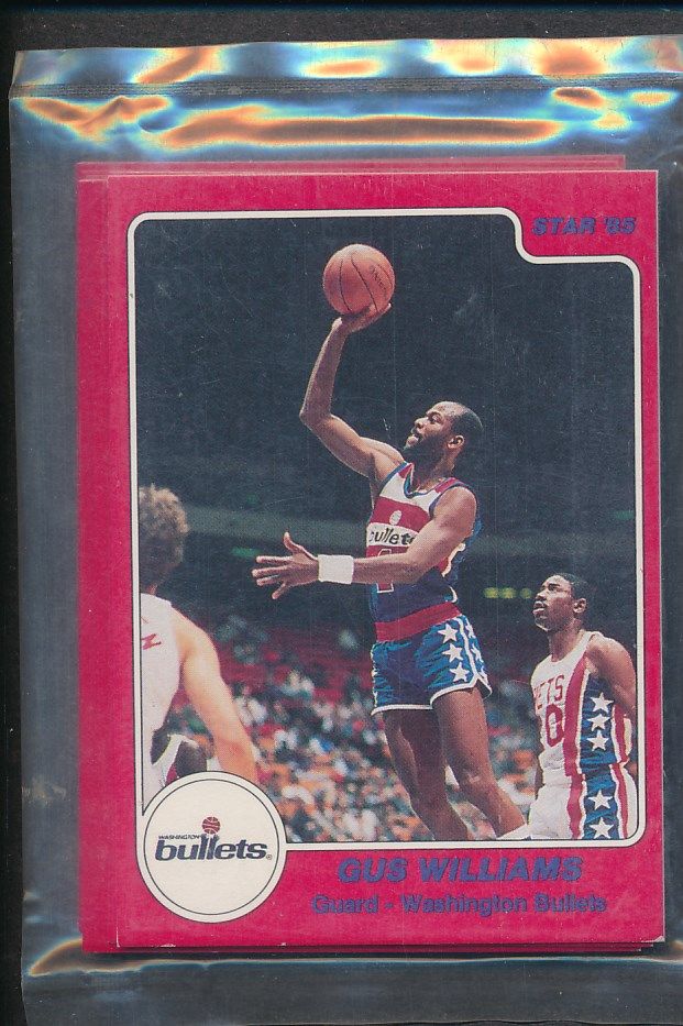 1984/85 Star Basketball Bullets Complete Bagged Set