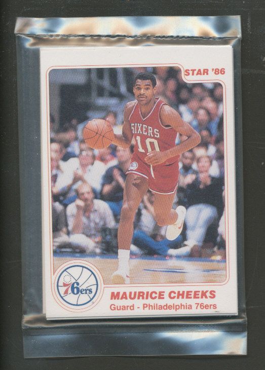 1985/86 Star Basketball 76'ers Complete Bagged Set