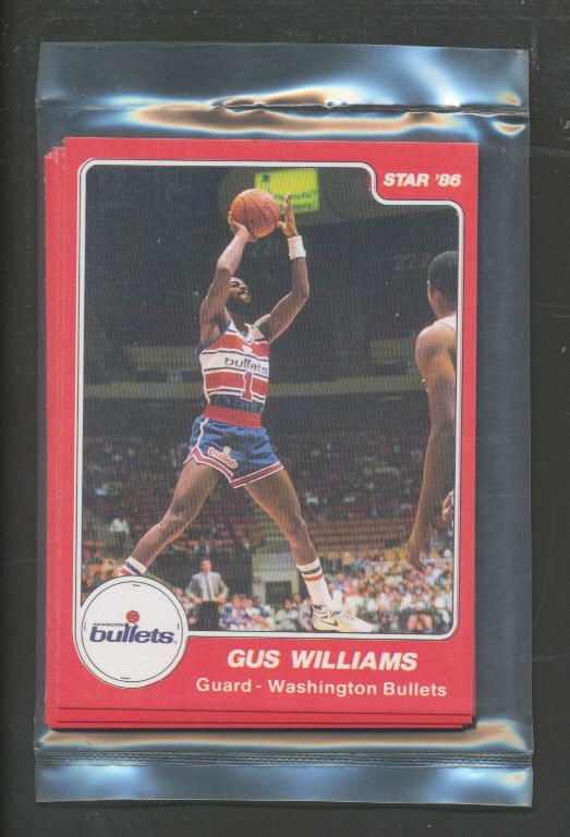 1985/86 Star Basketball Bullets Complete Bagged Set