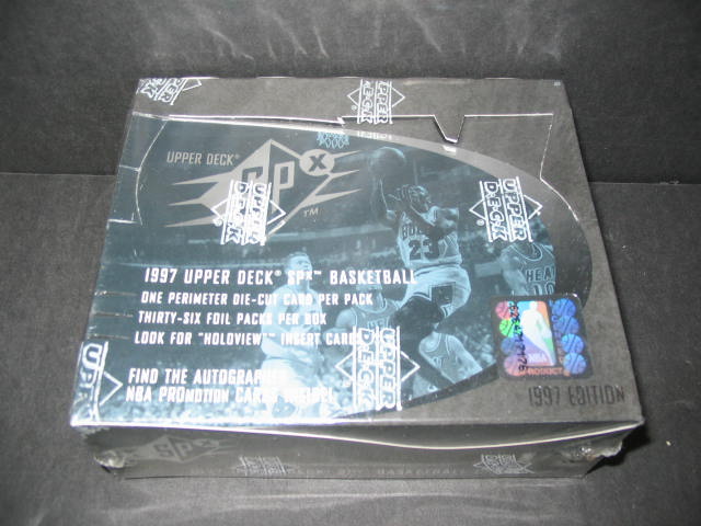 1997 Upper Deck SPX Basketball Box (Blue/Grey Box)