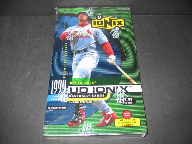 1999 Upper Deck Ionix Baseball Box
