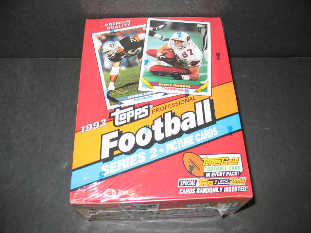 1993 Topps Football Series 2 Box (36/15)
