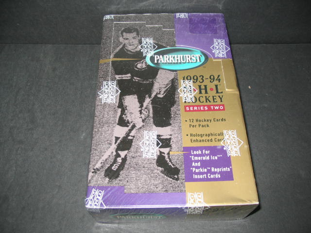 1993/94 Upper Deck Parkhurst Hockey Series 2 Box (36/12)
