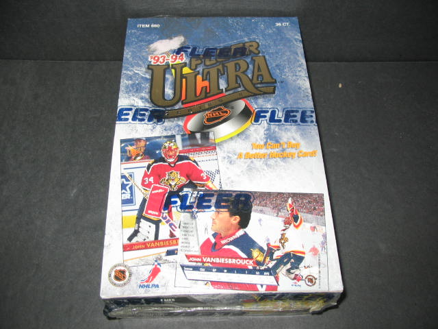 1993/94 Fleer Ultra Hockey Series 2 Box (36/14)