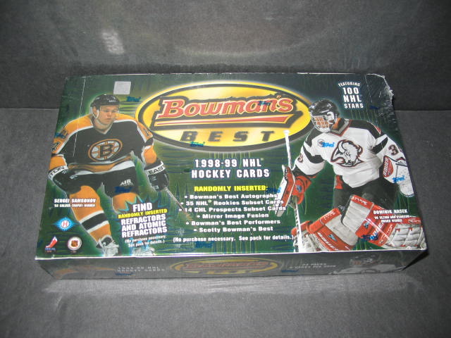 1998/99 Bowman's Best Hockey Box (Hobby) (24/6)