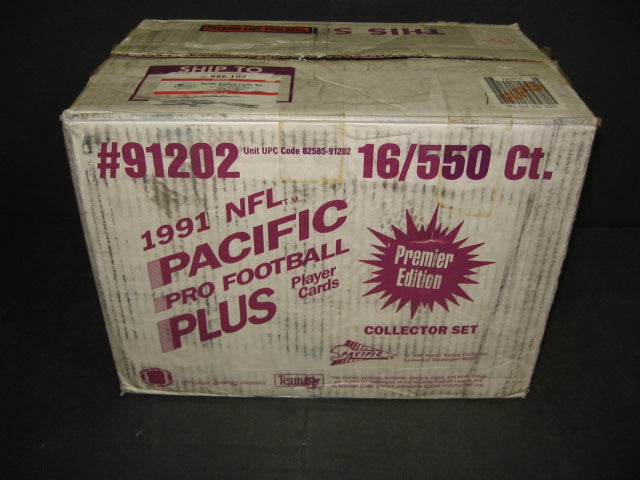 1991 Pacific Football Factory Set Case (16 Sets) (91202)