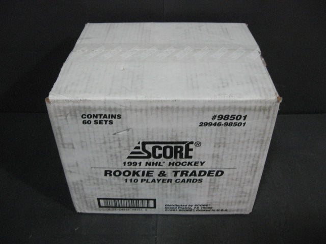 1991/92 Score Hockey Rookie & Traded Factory Set Case (60 Sets)