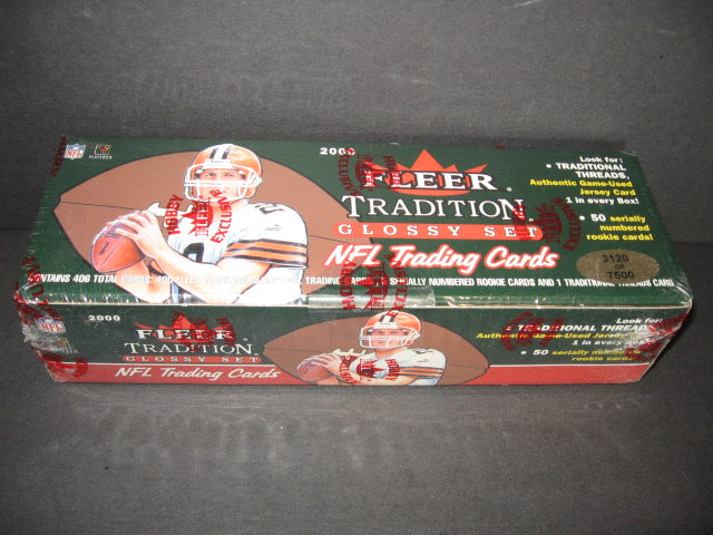 2000 Fleer Tradition Football Glossy Factory Set