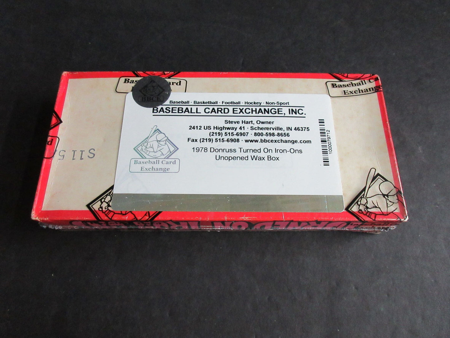 1978 Donruss Turned On Iron-Ons Unopened Wax Box (BBCE)