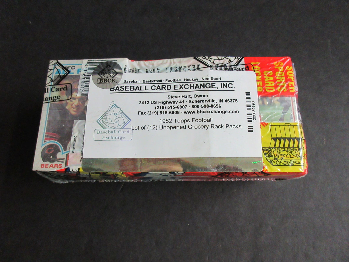 1982 Topps Football Unopened Grocery Rack Pack (Lot of 12) (BBCE)